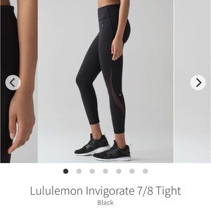 Lululemon Invigorate 7/8 Tight